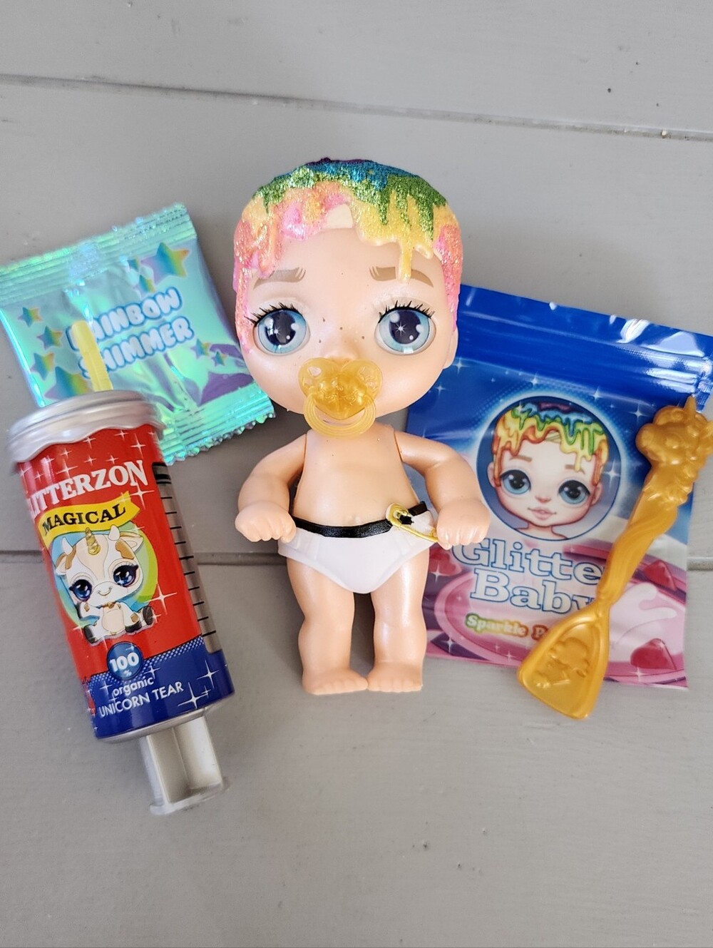 MGA Rainbow Surprise Fantasy Friends Kai Chroma Boy Figure Poopsie Slime